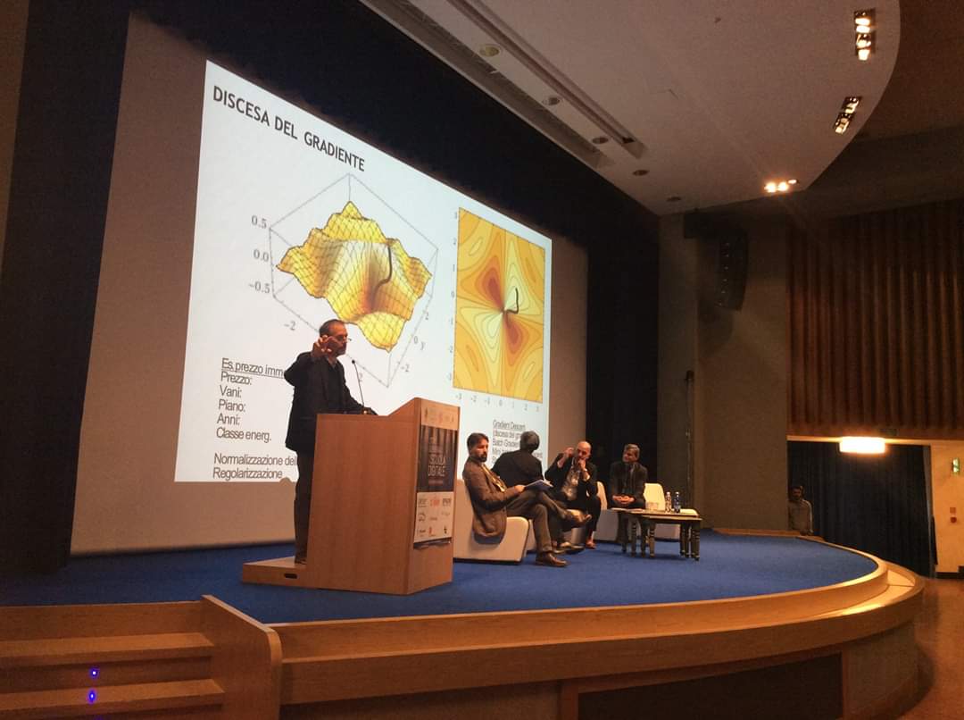 Gianluigi Bonanomi moderatore panel AI Stati Generali della Scuola Digitale Bergamo 2019