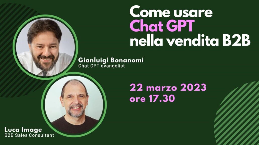 Gianluigi Bonanomi: ChatGPT e vendite B2B