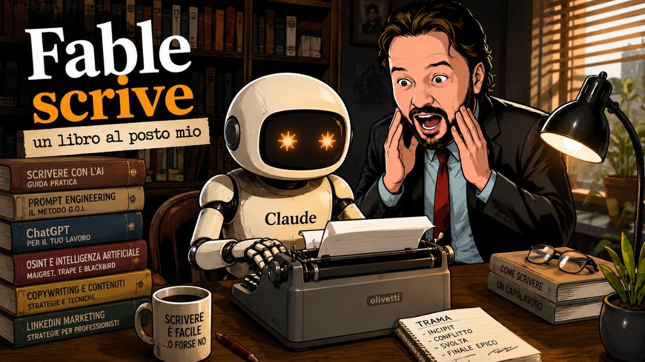 Anteprima del video su Claude Fable usato per scrivere un libro