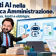 Gianluigi Bonanomi presenta un agente AI per la Pubblica Amministrazione con una funzionaria che controlla le attività.