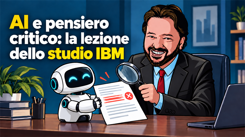 Intelligenza artificiale, insegnanti e pensiero critico