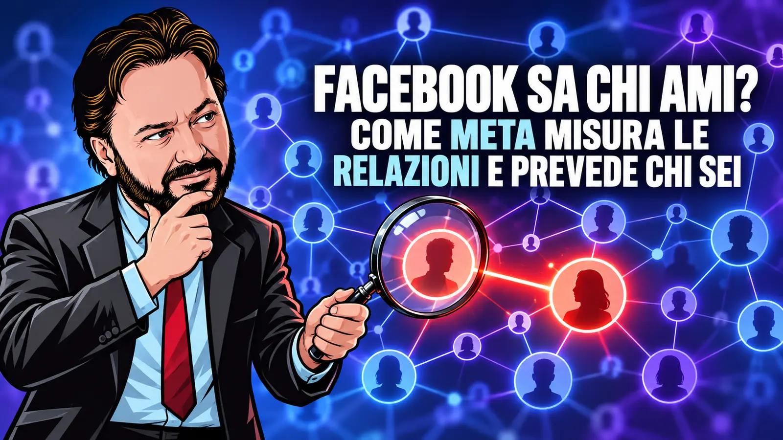 Meta analizza la rete di relazioni tra utenti di Facebook, Instagram e WhatsApp