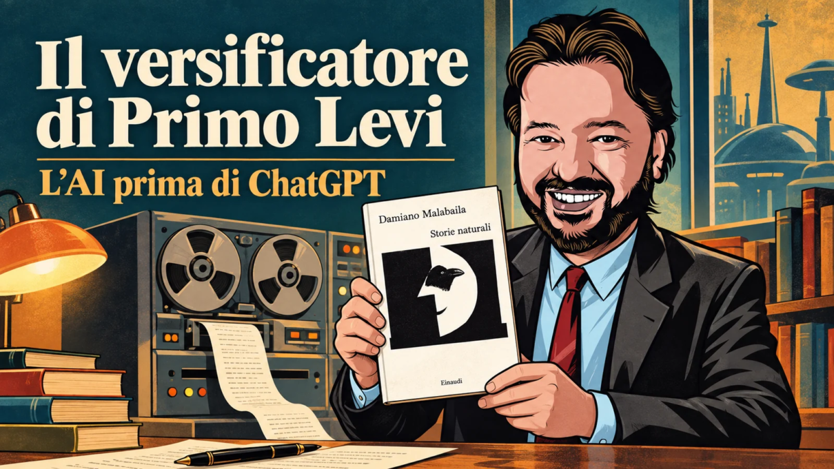 Avatar di Gianluigi Bonanomi con Storie naturali, il libro che contiene Il versificatore di Primo Levi
