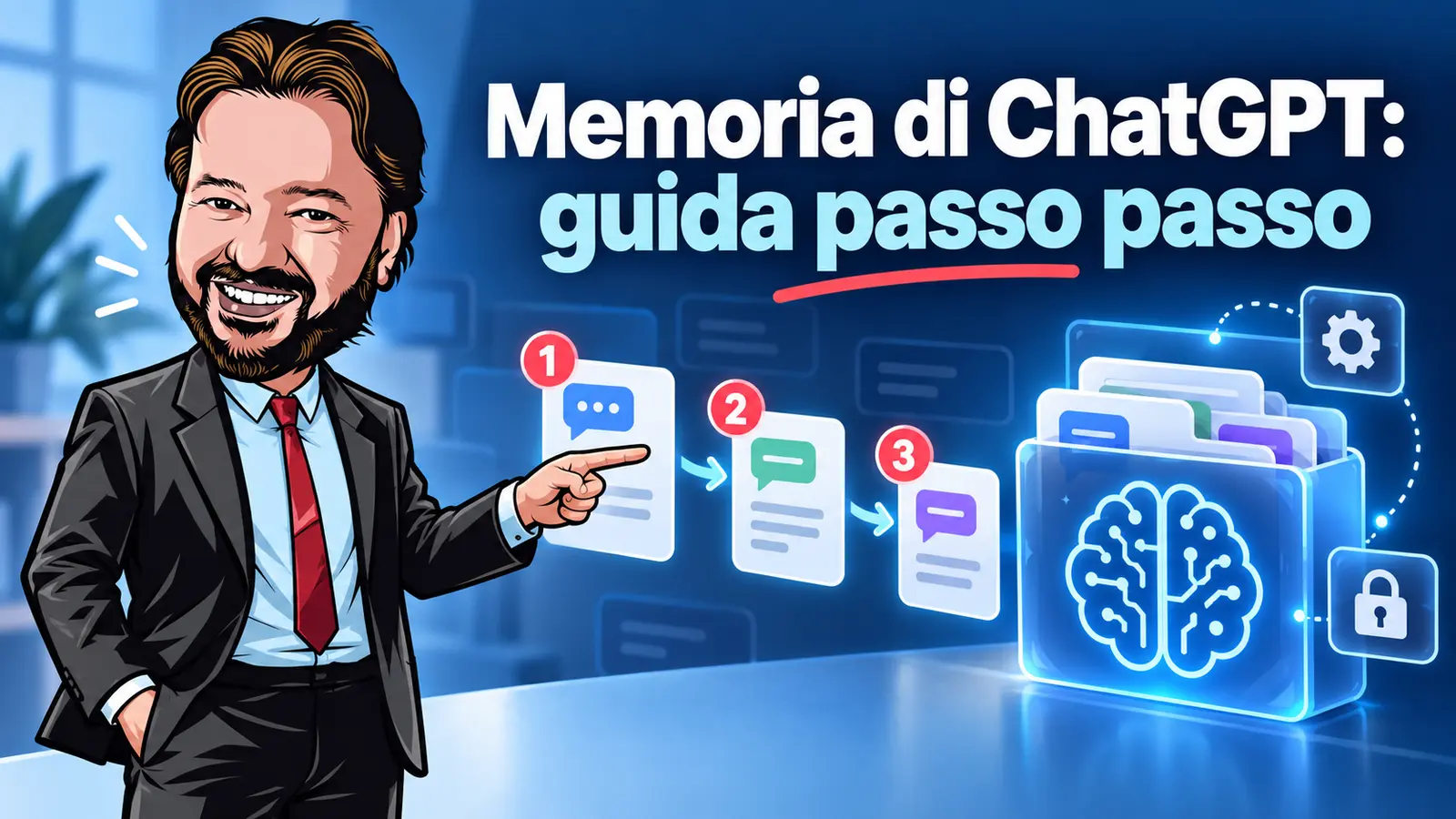 Gianluigi Bonanomi illustra come gestire la memoria di ChatGPT passo passo