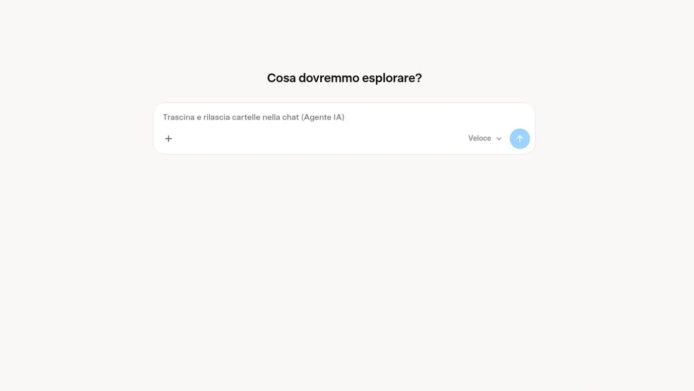 Interfaccia ufficiale di Grok con il campo per iniziare una conversazione