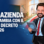 AI in azienda: decreto 179/2026 Gianluigi Bonanomi con il suo avatar nella copertina sull’AI in azienda e il decreto 179/2026