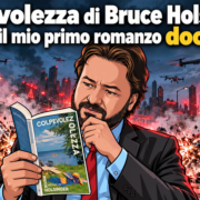 Colpevolezza di Bruce Holsinger: recensione di un romanzo doomer Avatar di Gianluigi Bonanomi legge Colpevolezza, con auto autonome incidentate e droni sullo sfondo.