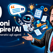 10 citazioni per capire l’AI generativa e gli agenti Avatar di Gianluigi Bonanomi presenta dieci citazioni sull’intelligenza artificiale generativa e sugli agenti AI.