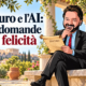 Avatar di Gianluigi Bonanomi che legge un papiro di Epicuro in un giardino dell’antica Atene