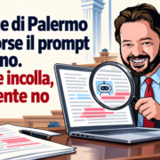 Il giudice di Palermo e l’AI: prompt e controllo del testo Avatar di Gianluigi Bonanomi esamina con una lente una sentenza contenente un commento del chatbot, in un tribunale illustrato