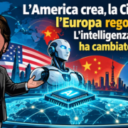 L’America crea, la Cina copia, l’Europa regolamenta? L’intelligenza artificiale ha cambiato il copione Gianluigi Bonanomi presenta il confronto tra America, Cina ed Europa nell’intelligenza artificiale e nella robotica.