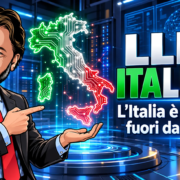 LLM italiani: l’Italia è davvero fuori dai giochi? Avatar di Gianluigi Bonanomi presenta gli LLM italiani davanti a una mappa digitale dell’Italia