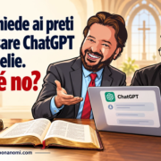 Il Papa chiede ai preti di non usare ChatGPT nelle omelie. Perché no? Gianluigi Bonanomi e un sacerdote preparano un’omelia con appunti personali e ChatGPT al computer
